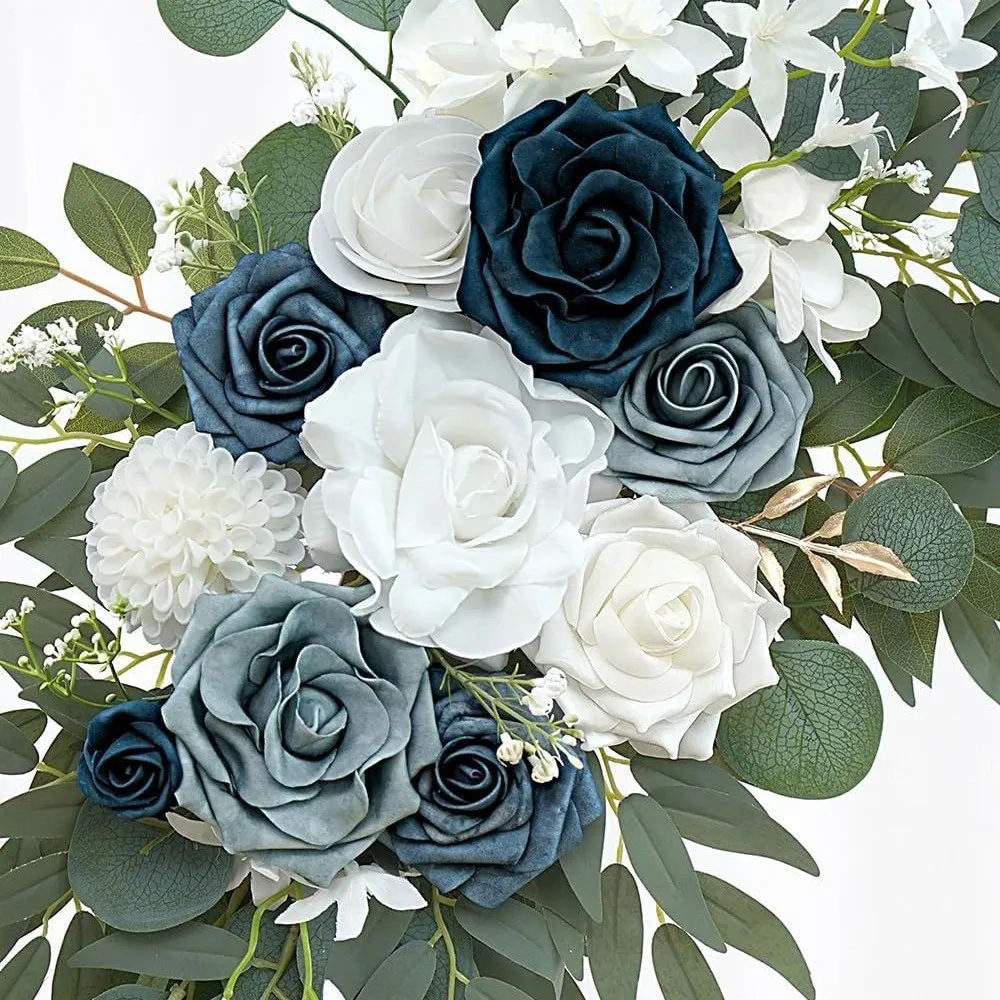 Fleur du signe senior bleu foncé