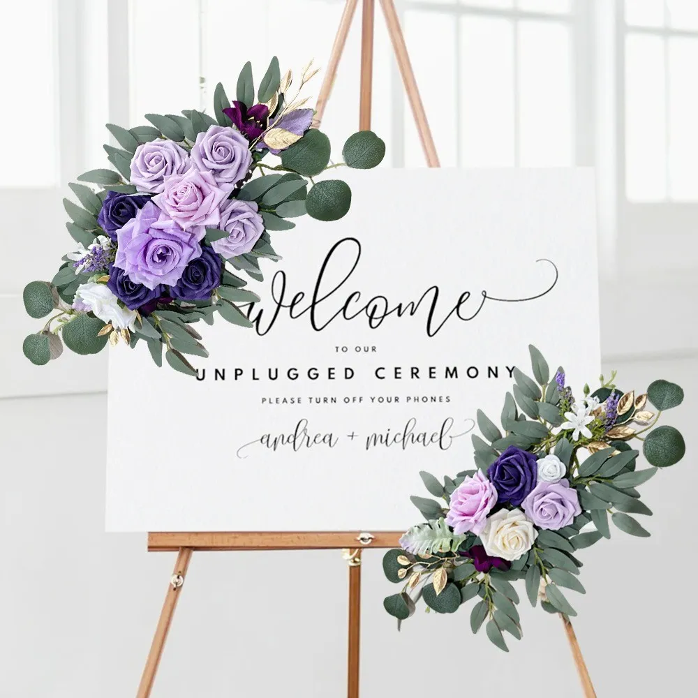 Signe de la fleur pur violet