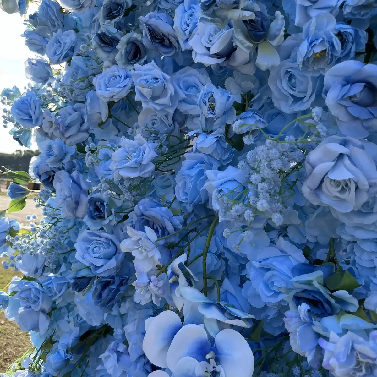 Tissu de mur de fleur ybliouke roule