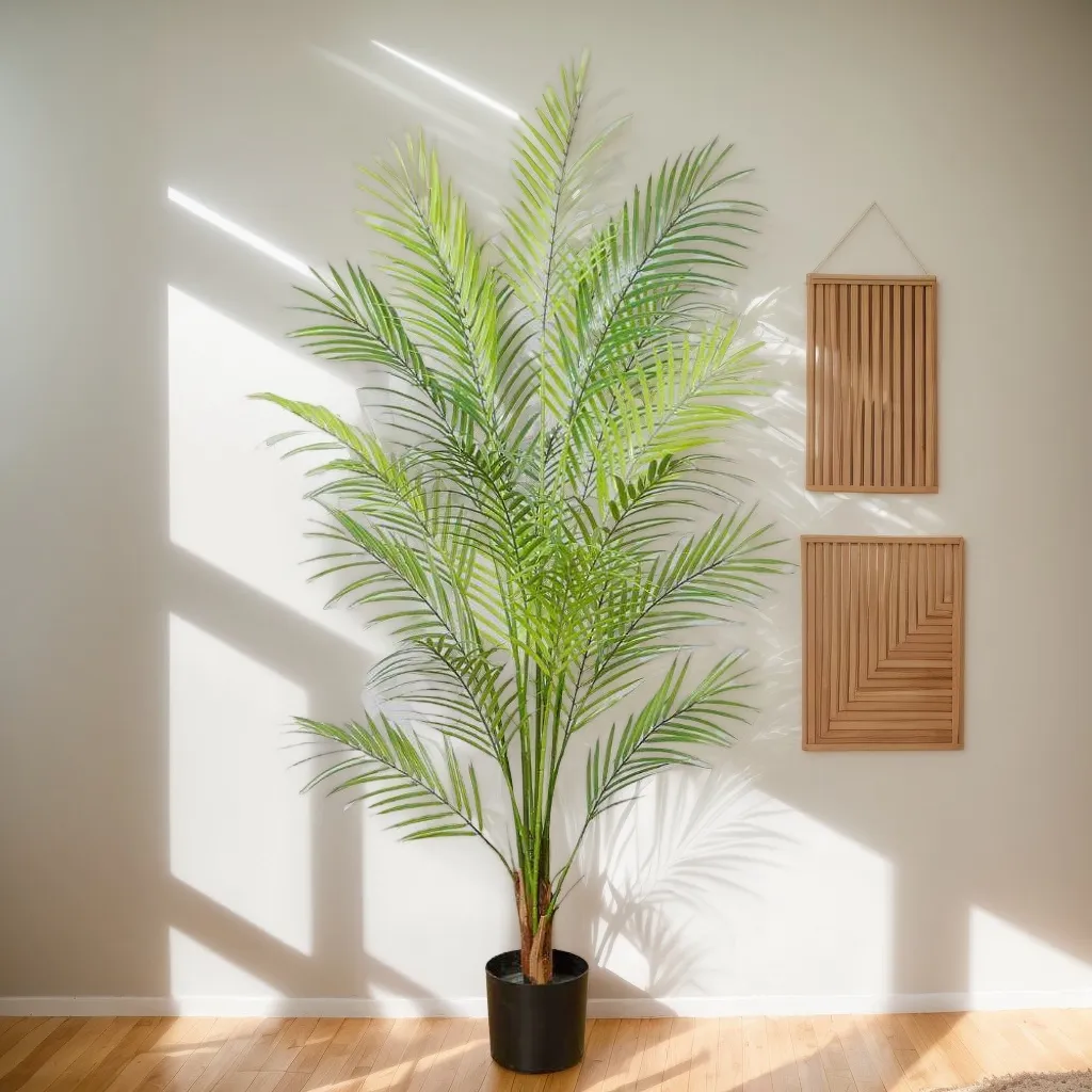 Plante artificielle de palmier areca en pot