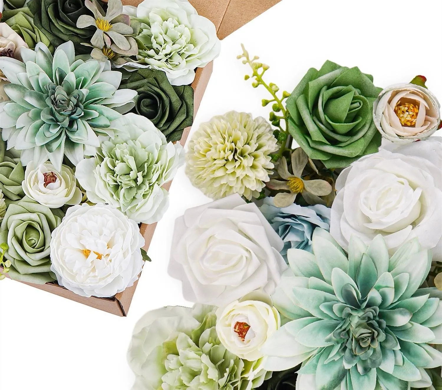 vert et blanc