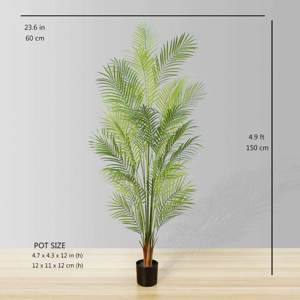 Plante artificielle de palmier areca en pot