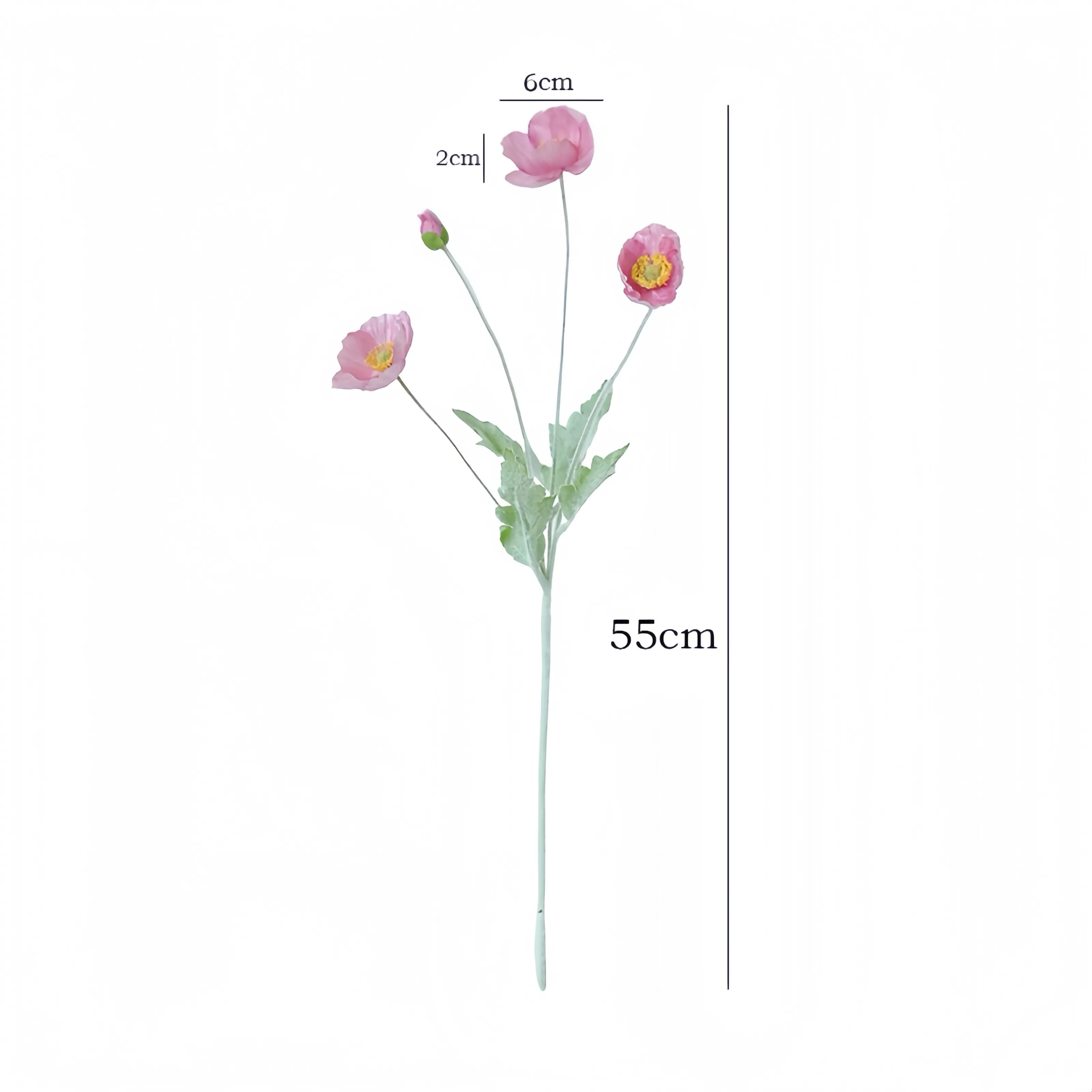 Arrangement de fleurs de pavot à troupeaux en faux