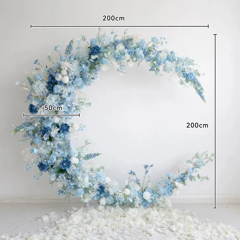 Arc de fleur de lune réglée pour le décor de proposition de fête de mariage