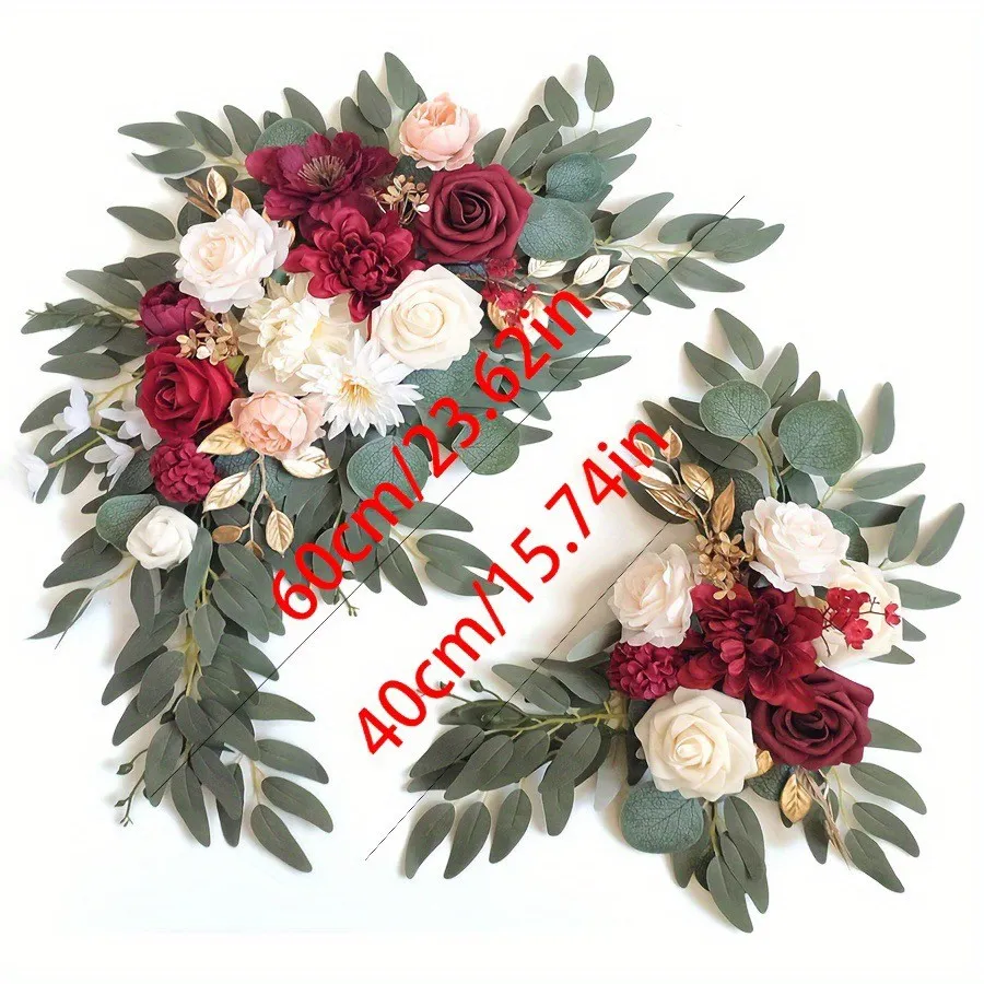 Signe senior fleur rouge et blanc