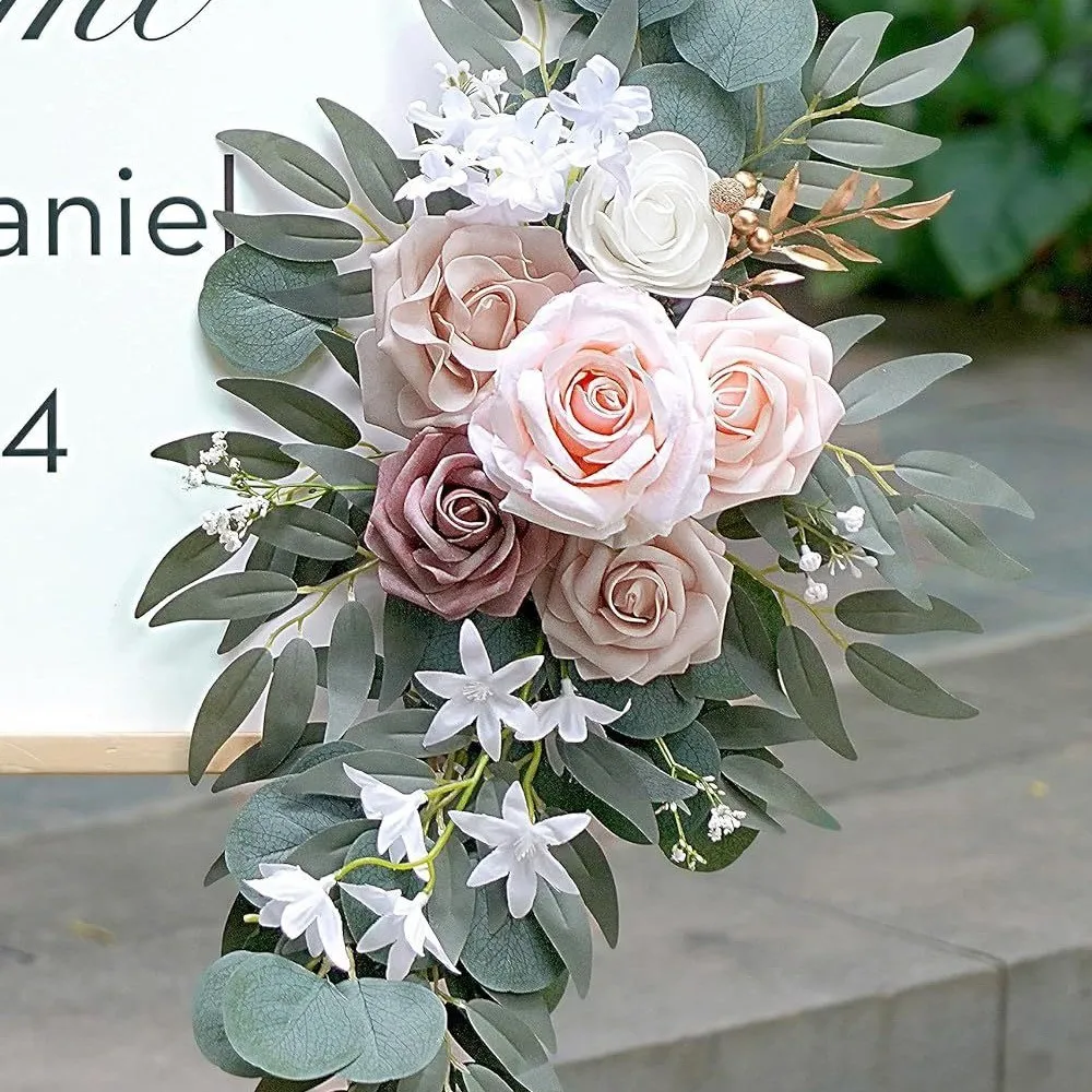 Signe senior fleur gris rose