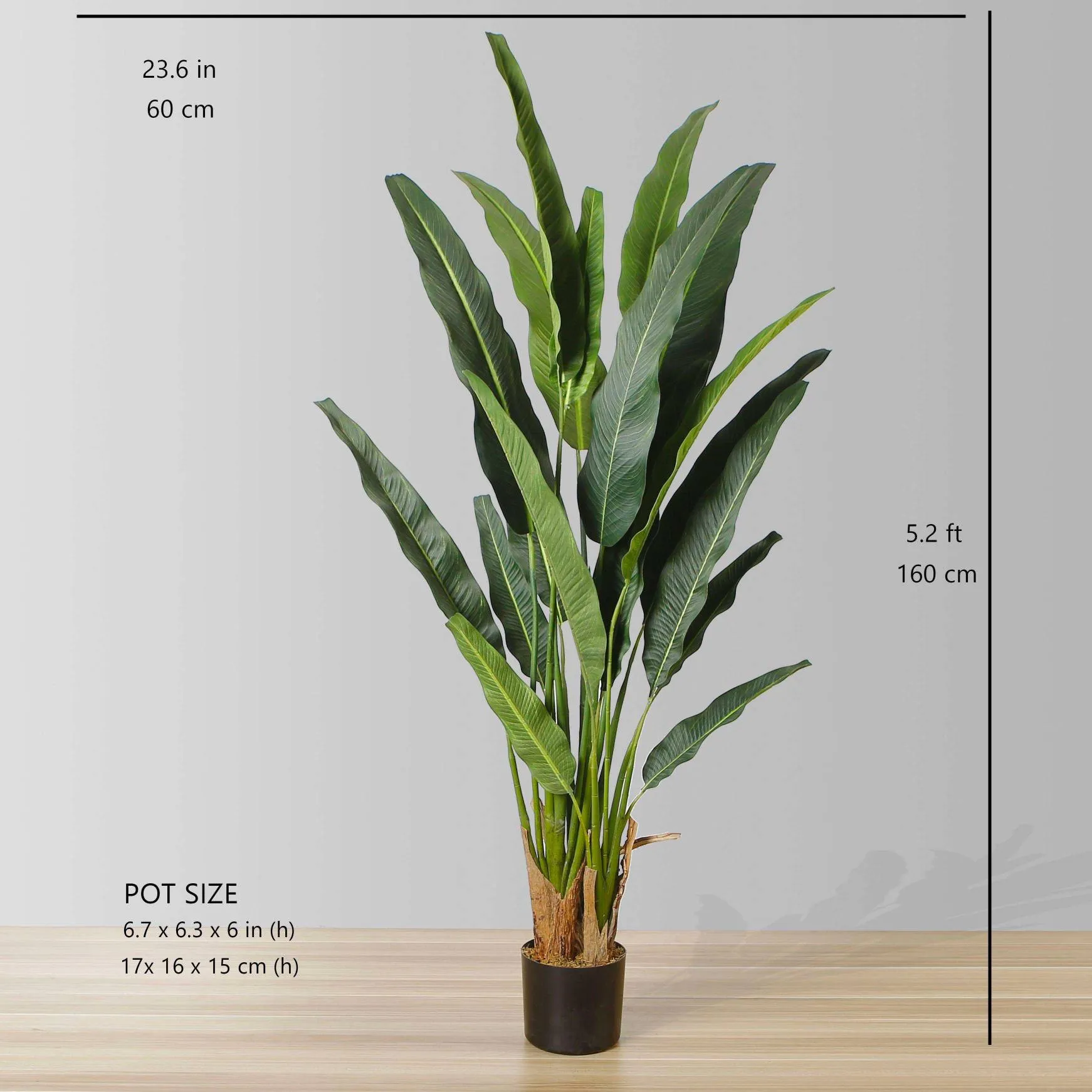 Plante en pot des voyageurs artificiels seniors