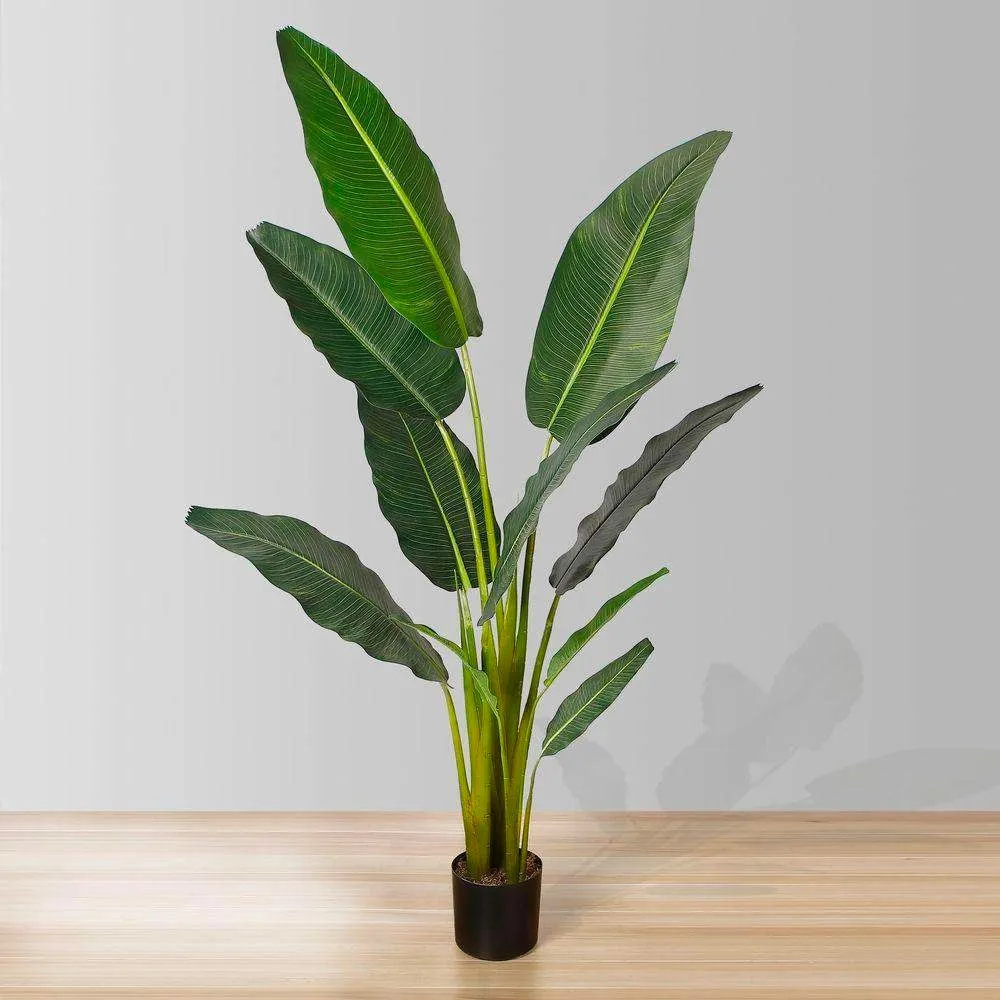 Voyageurs artificiels plante en pot de palmier