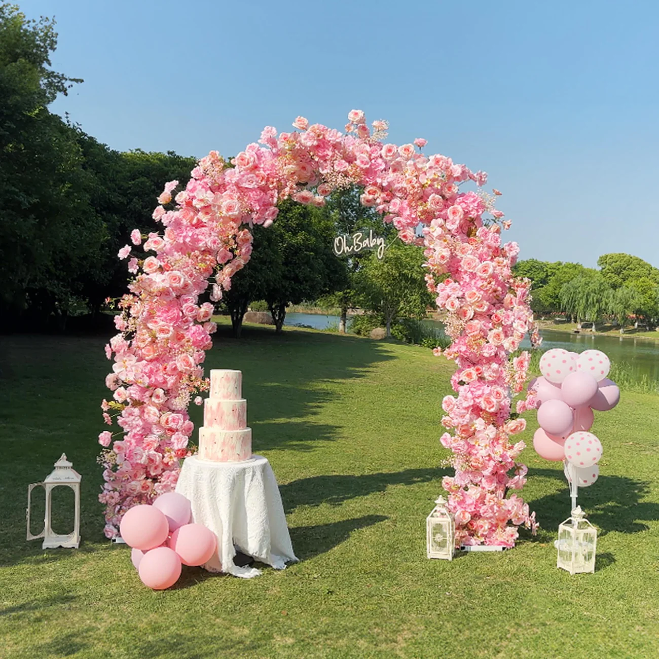 Arc de fleurs archives artificielles en toile de fond proposition de mariage décor de fête de mariage