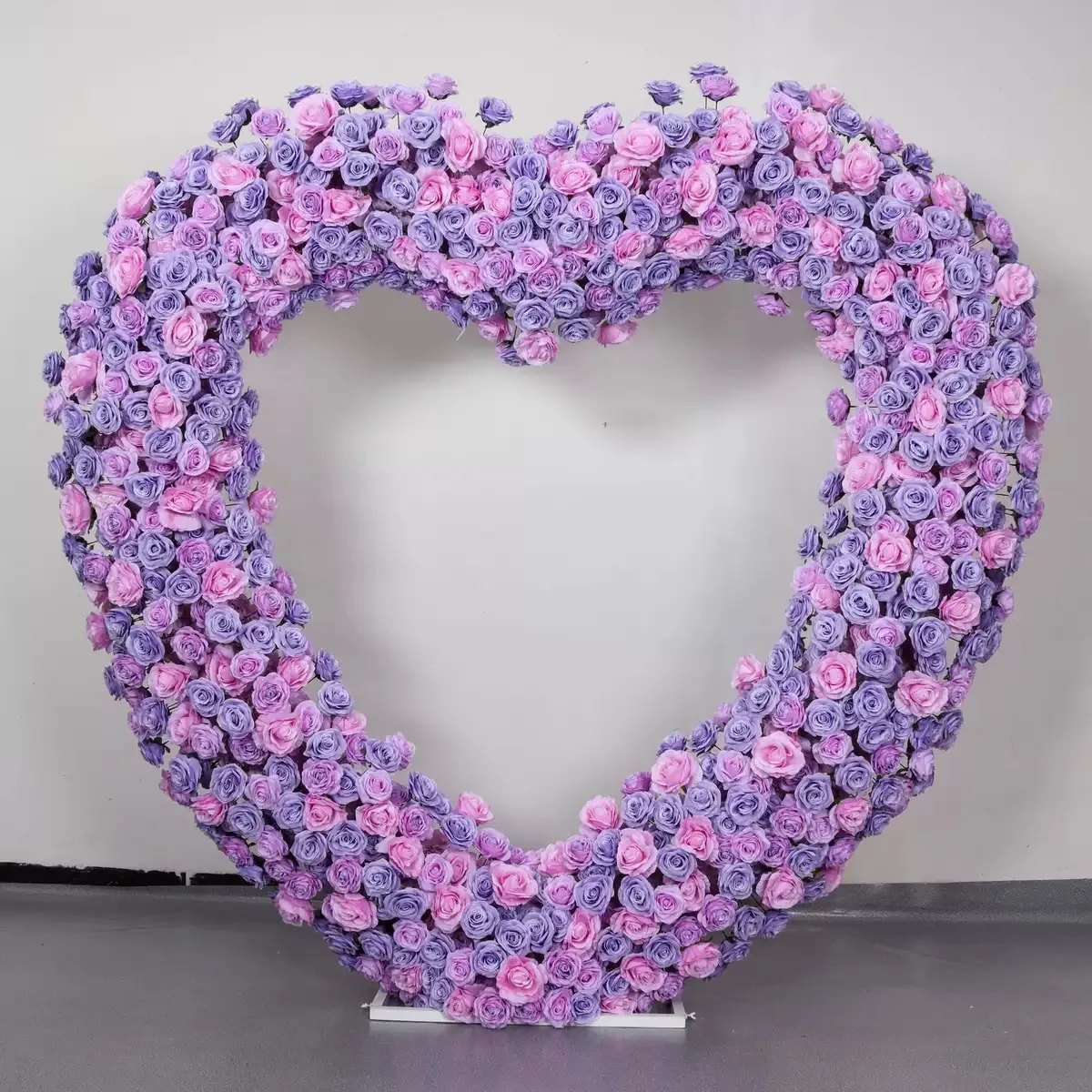 Ybliouke Heart Fleed Floral Arch Set Proposition de mariage décor de fête de mariage
