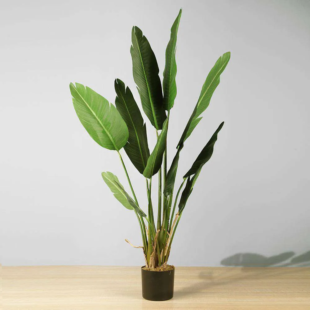 Bird artificiel de paradis plante en pot (plusieurs tailles)