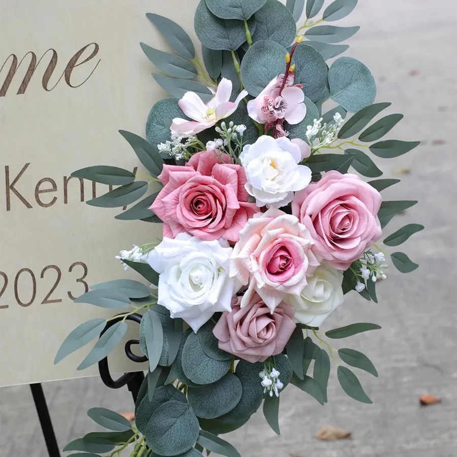 Signe senior fleur rose