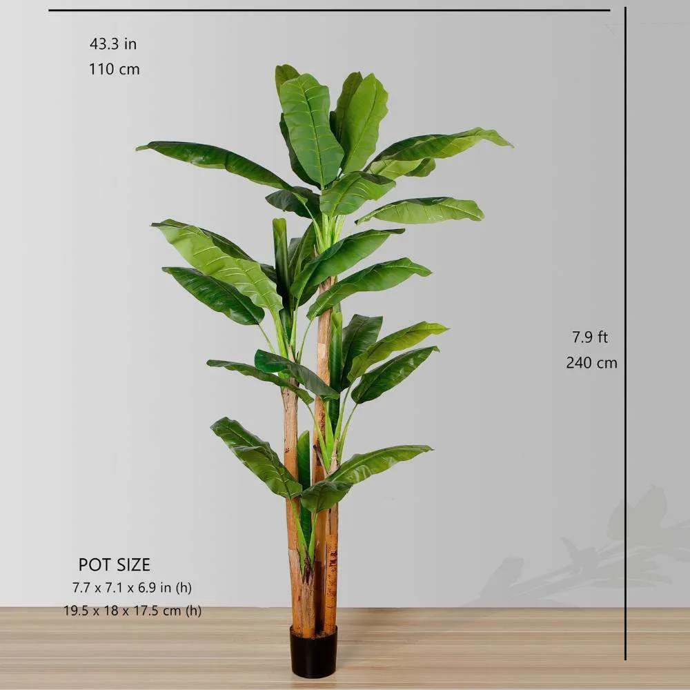 Anna Artificial Banana Tree Plante en pot