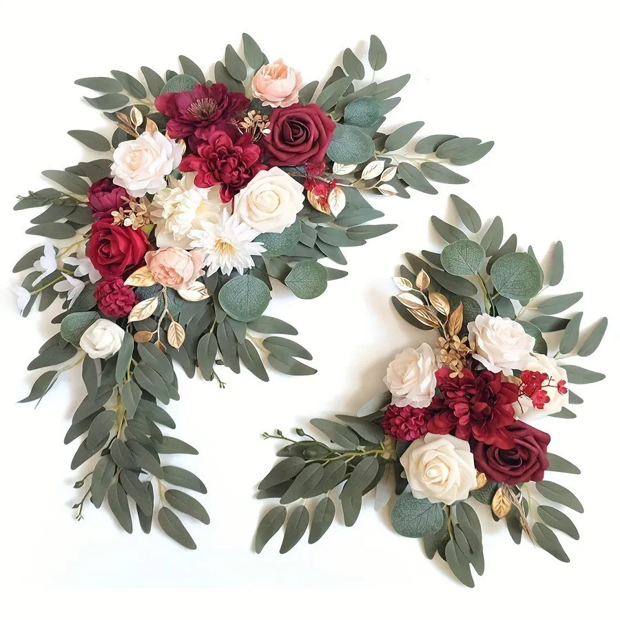 Signe senior fleur rouge et blanc