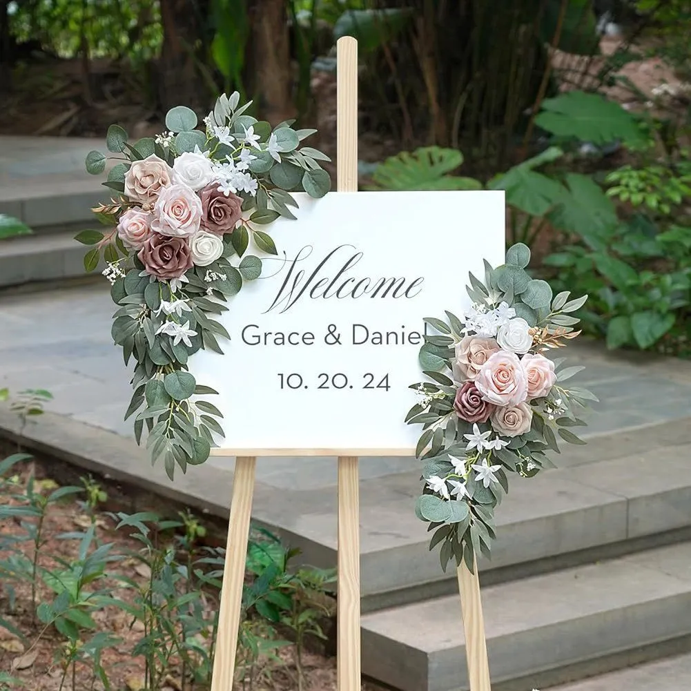 Signe senior fleur gris rose