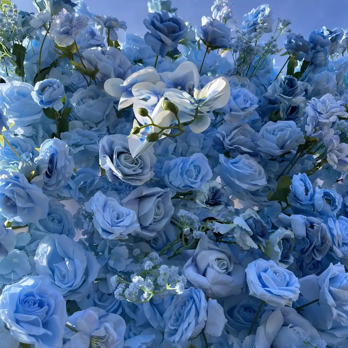 Tissu de mur de fleur ybliouke roule