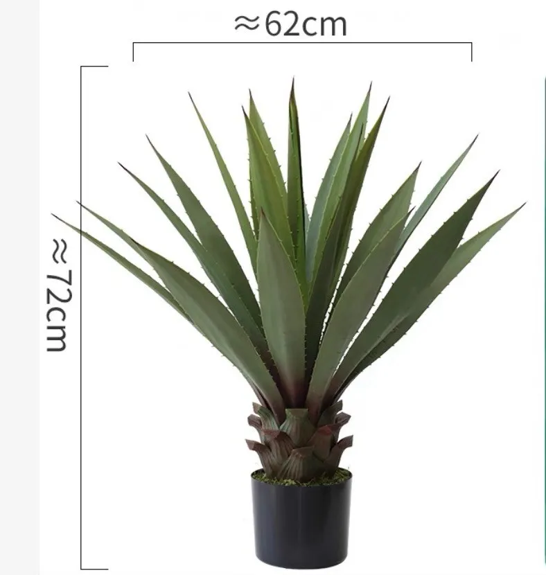 Plante artificielle en pot d'arbre d'agave