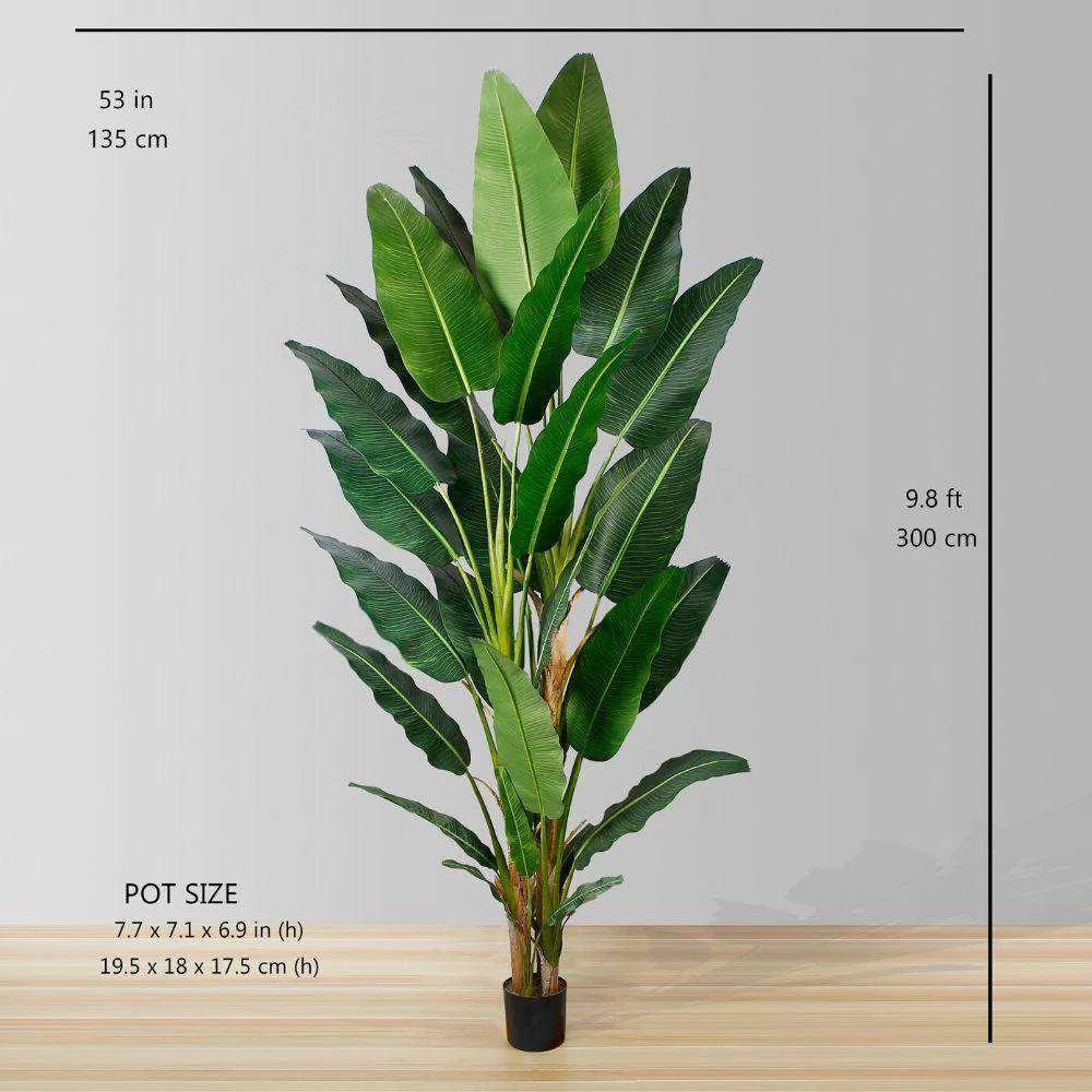 Bird artificiel senior de plante en pot paradis (plusieurs tailles)