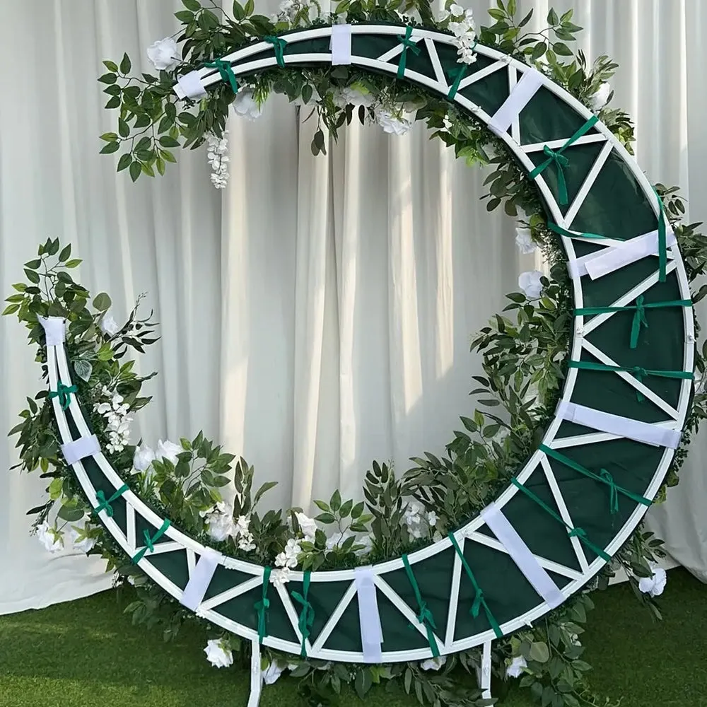Arc de fleur de lune réglée pour le décor de proposition de fête de mariage
