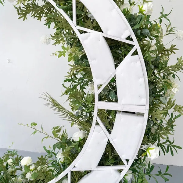 Arc de fleur de lune réglée pour le décor de proposition de fête de mariage