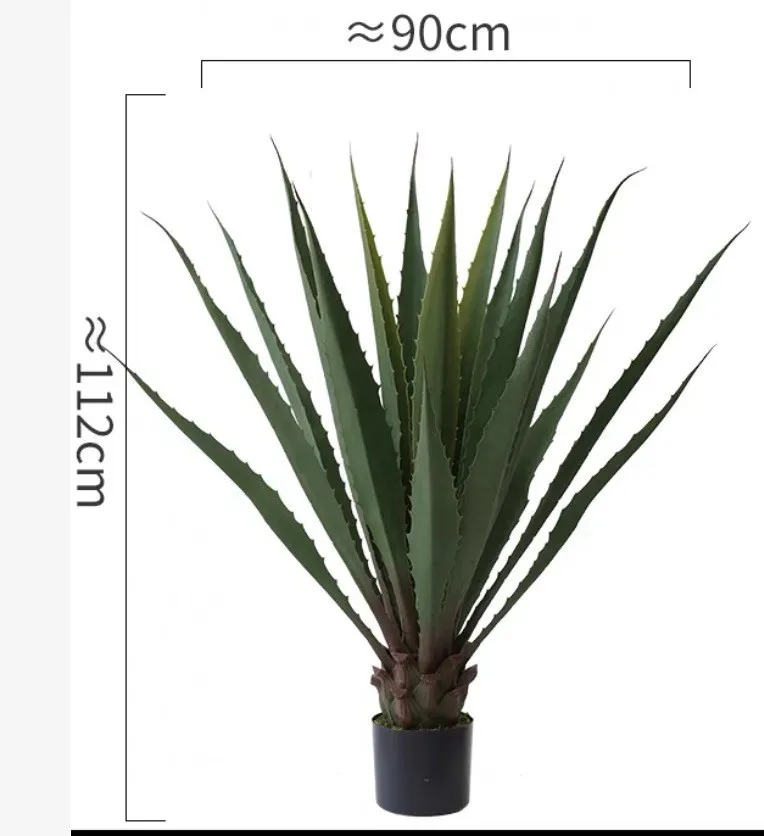 Plante artificielle en pot d'arbre d'agave