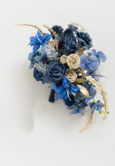 Bouquet de monolithe bleu klein