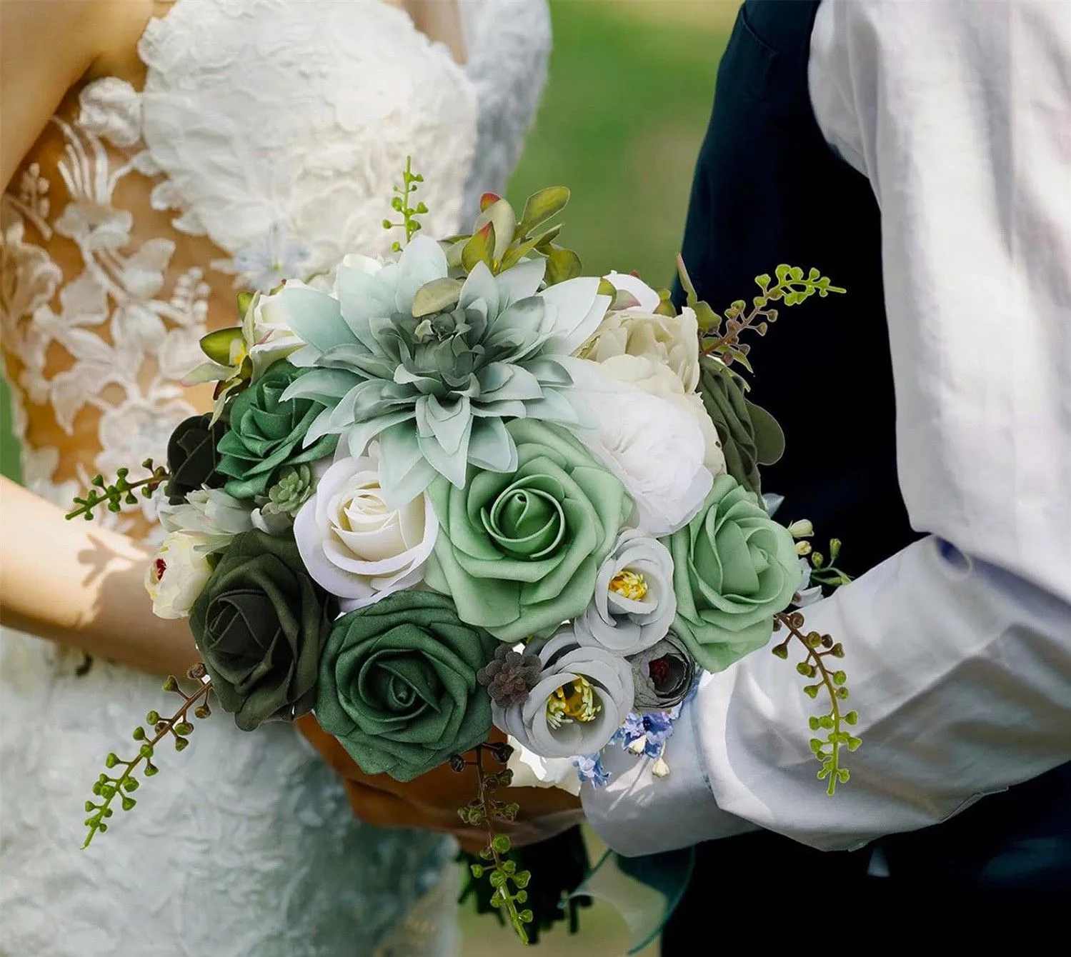 vert et blanc