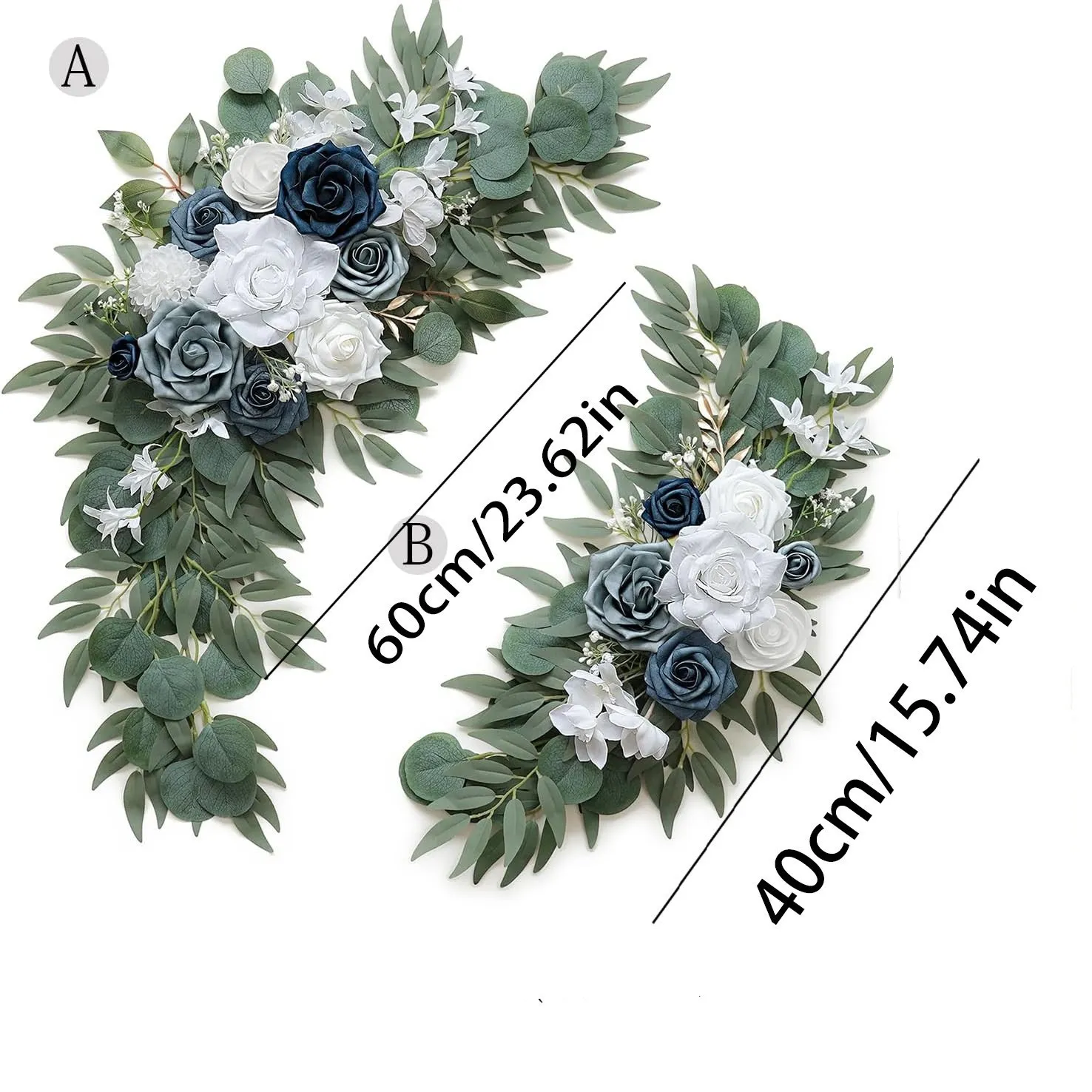 Fleur du signe senior bleu foncé