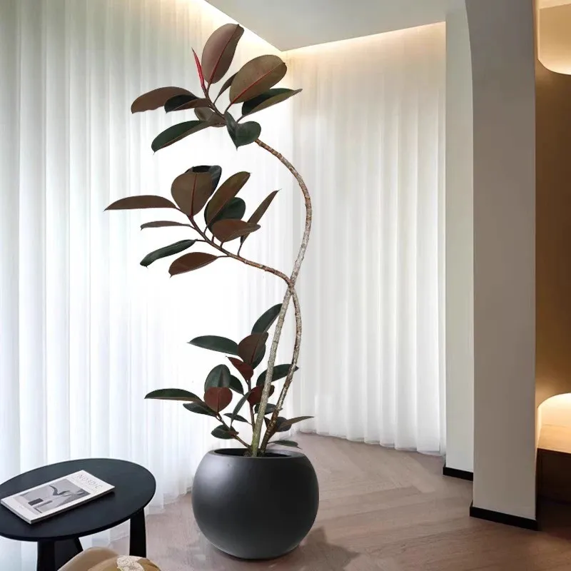Plante en pot en caoutchouc artificiel