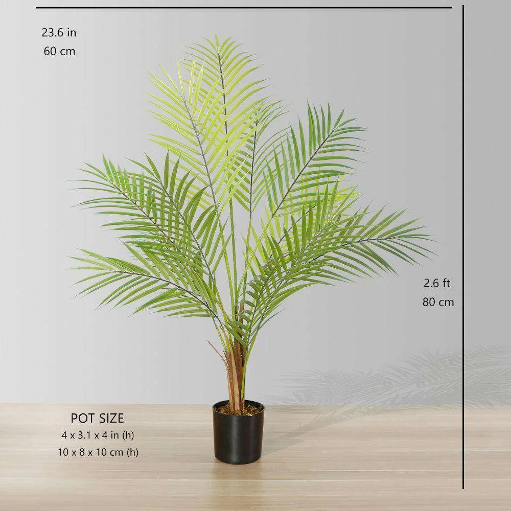 Plante artificielle de palmier areca en pot