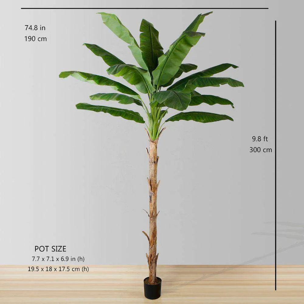 Plante en pot artificielle de banane artificielle