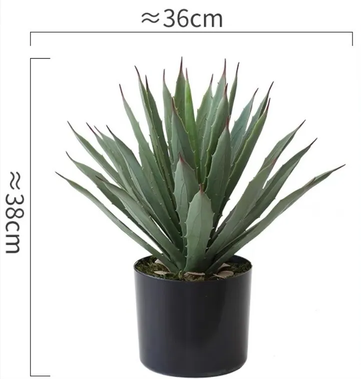Plante artificielle en pot d'arbre d'agave