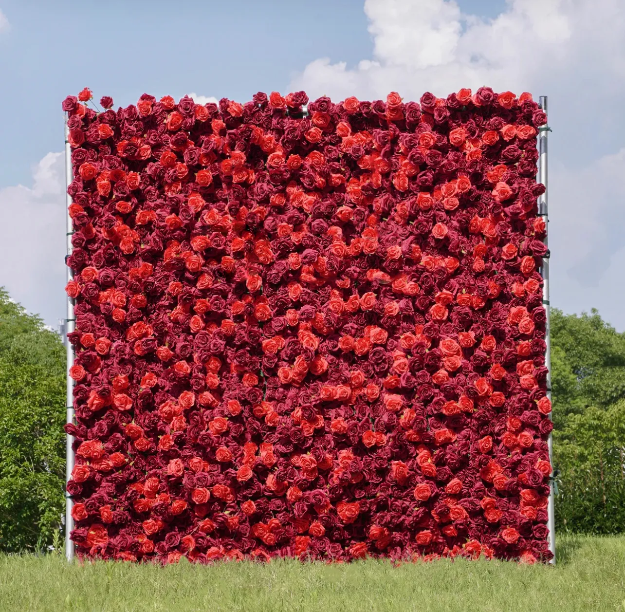 Tissu de mur de fleur ybliouke roule