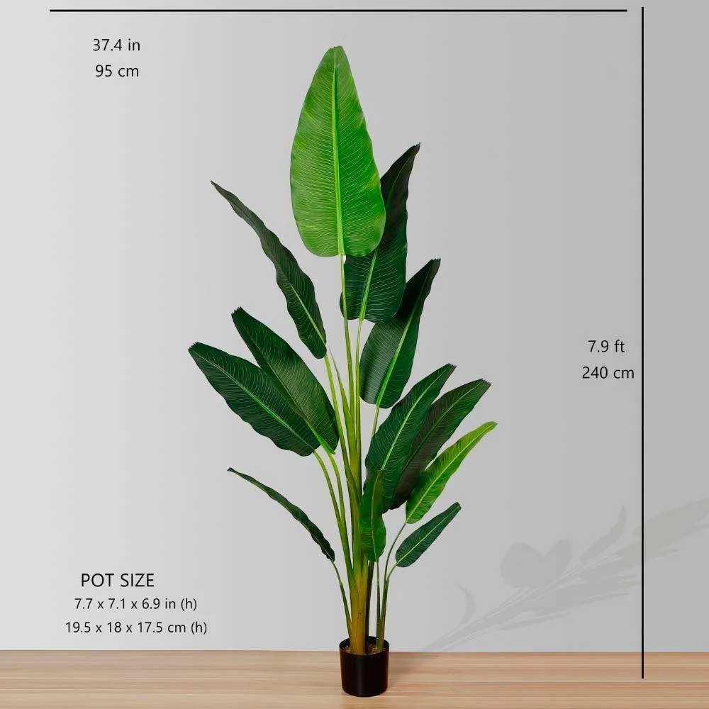 Voyageurs artificiels plante en pot de palmier