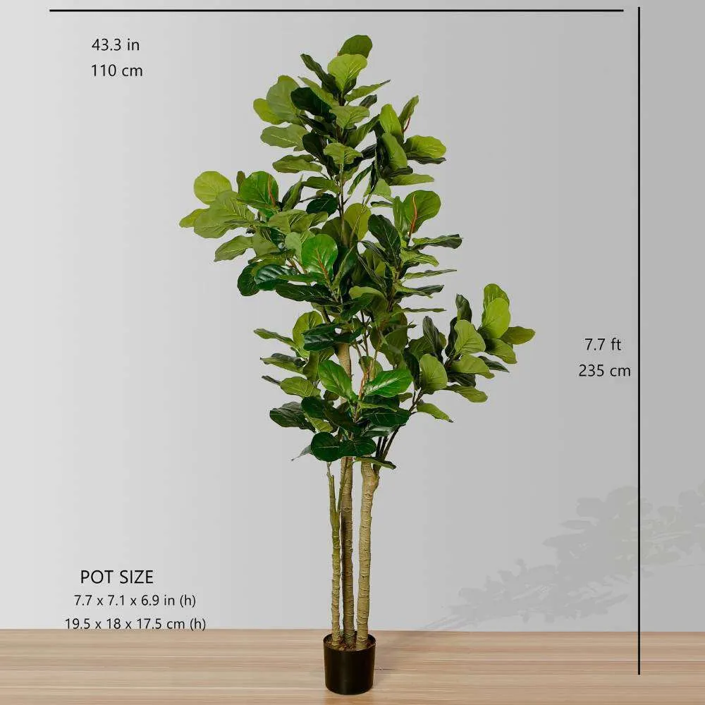 Plante en pot à feuille de violon artificielle