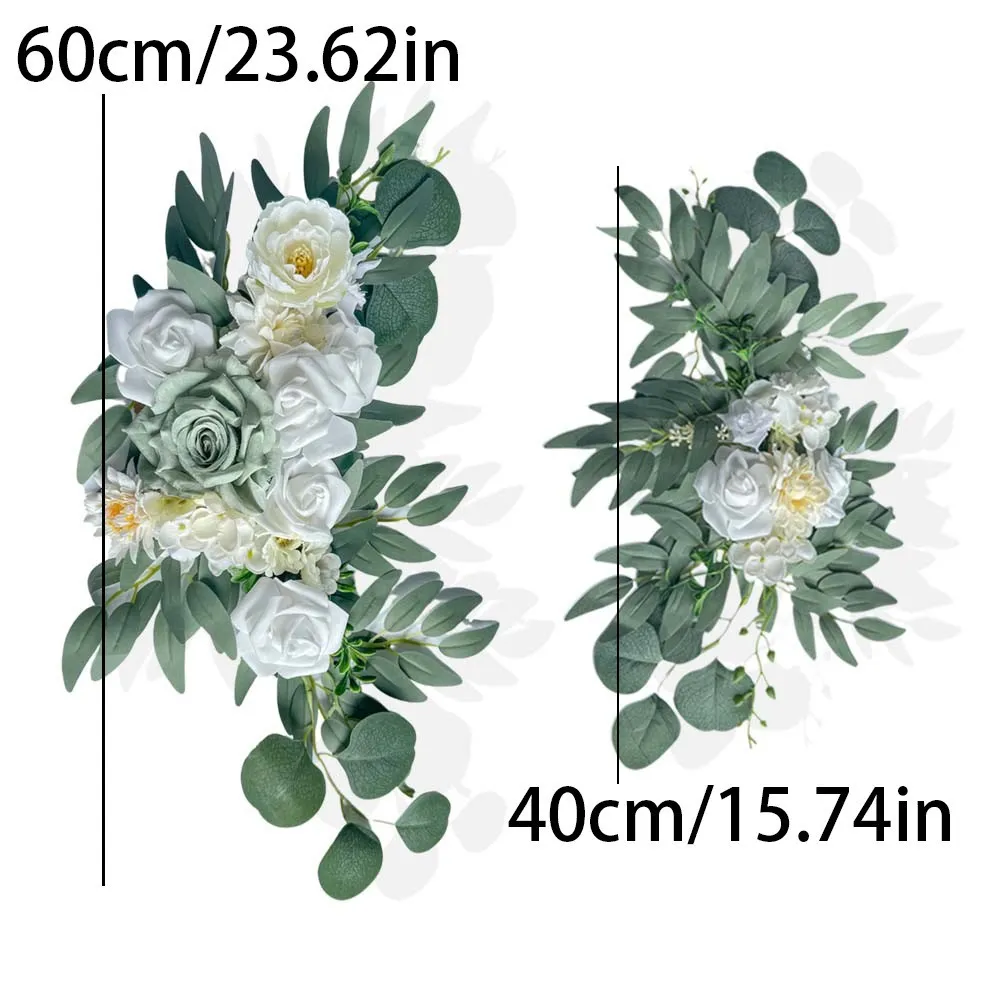 Signer la fleur verte et blanc