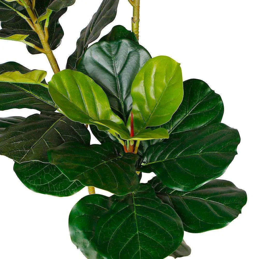 Lyrata Artificial Fiddle Leaf Plante en pot (plusieurs tailles)