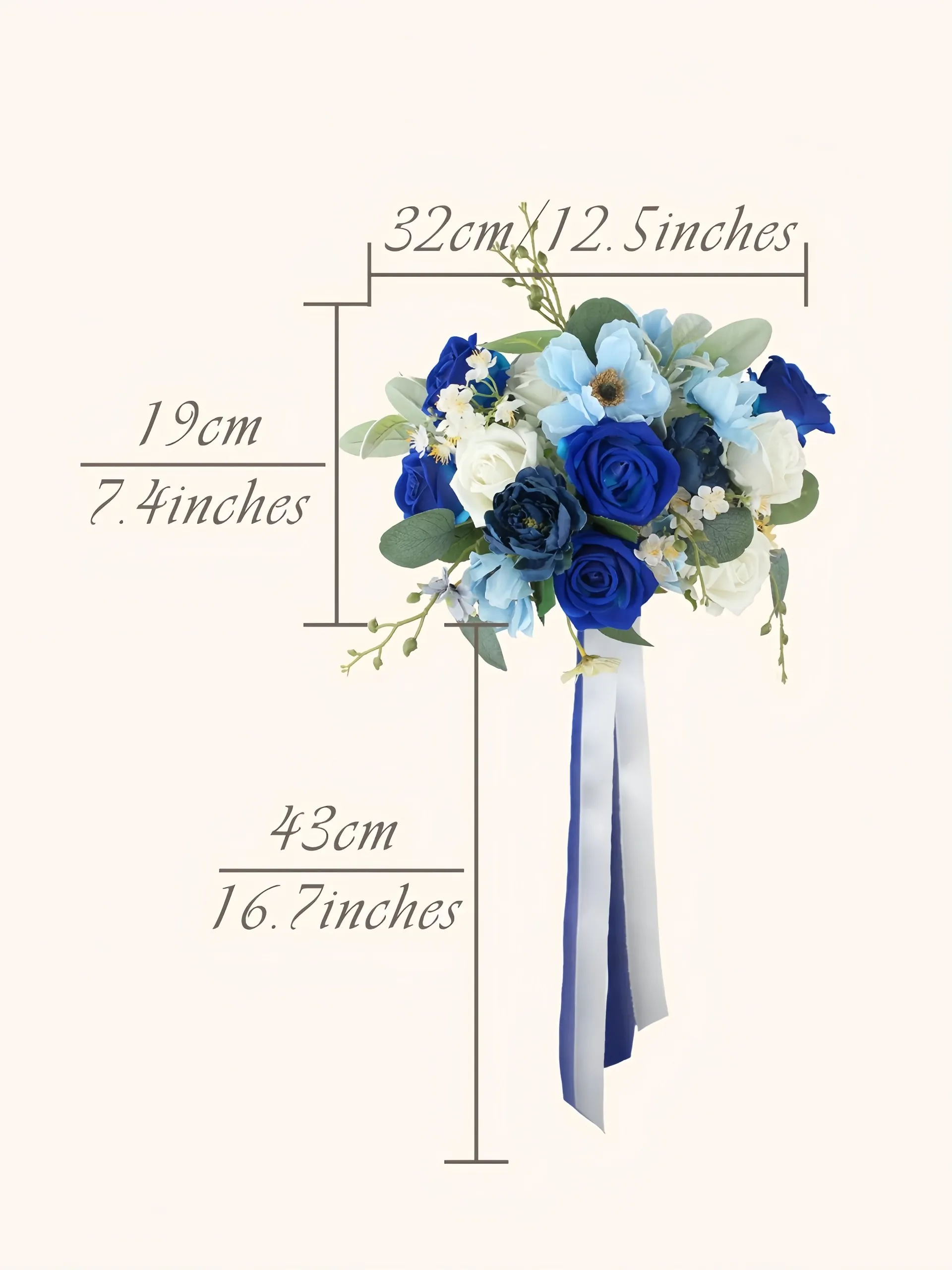 Bouquet de monolithe bleu klein