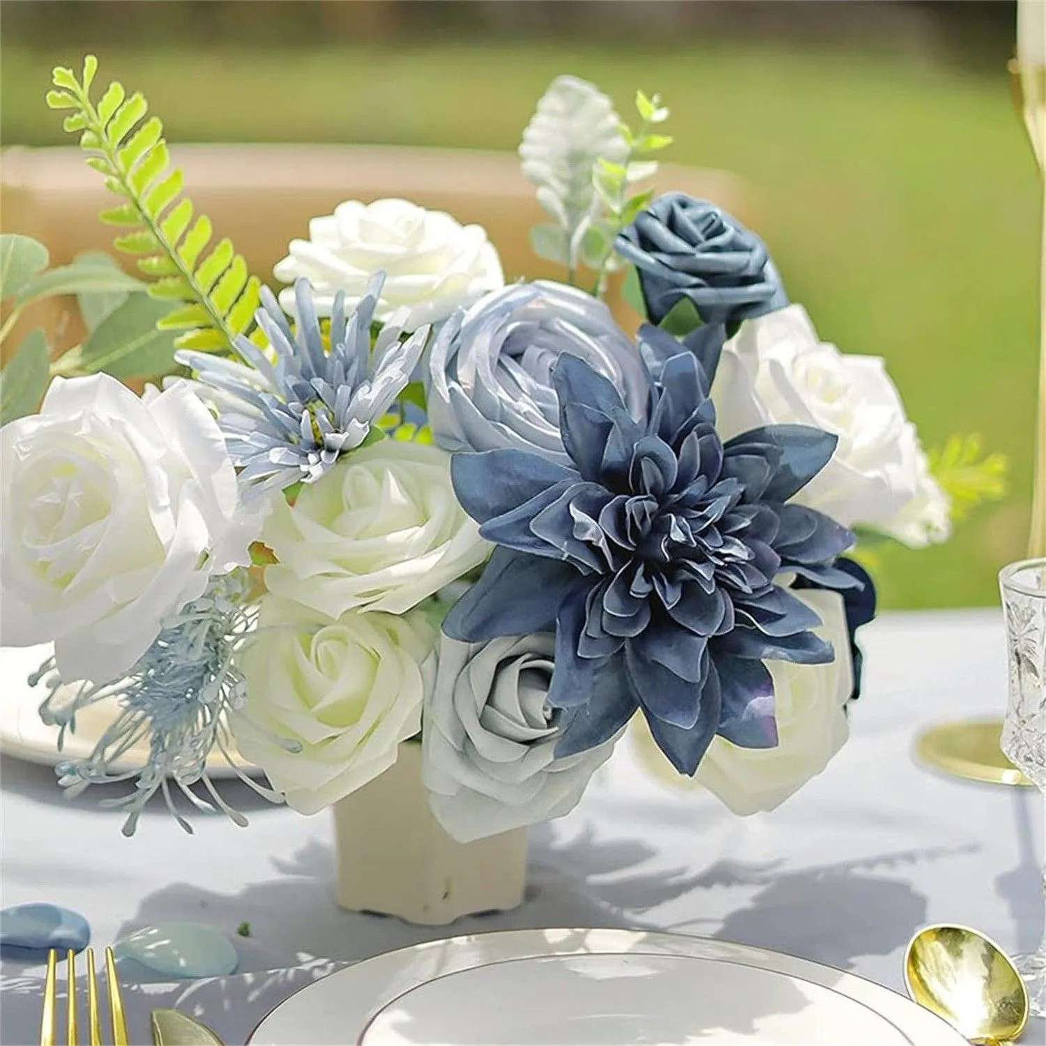 blanc et bleu