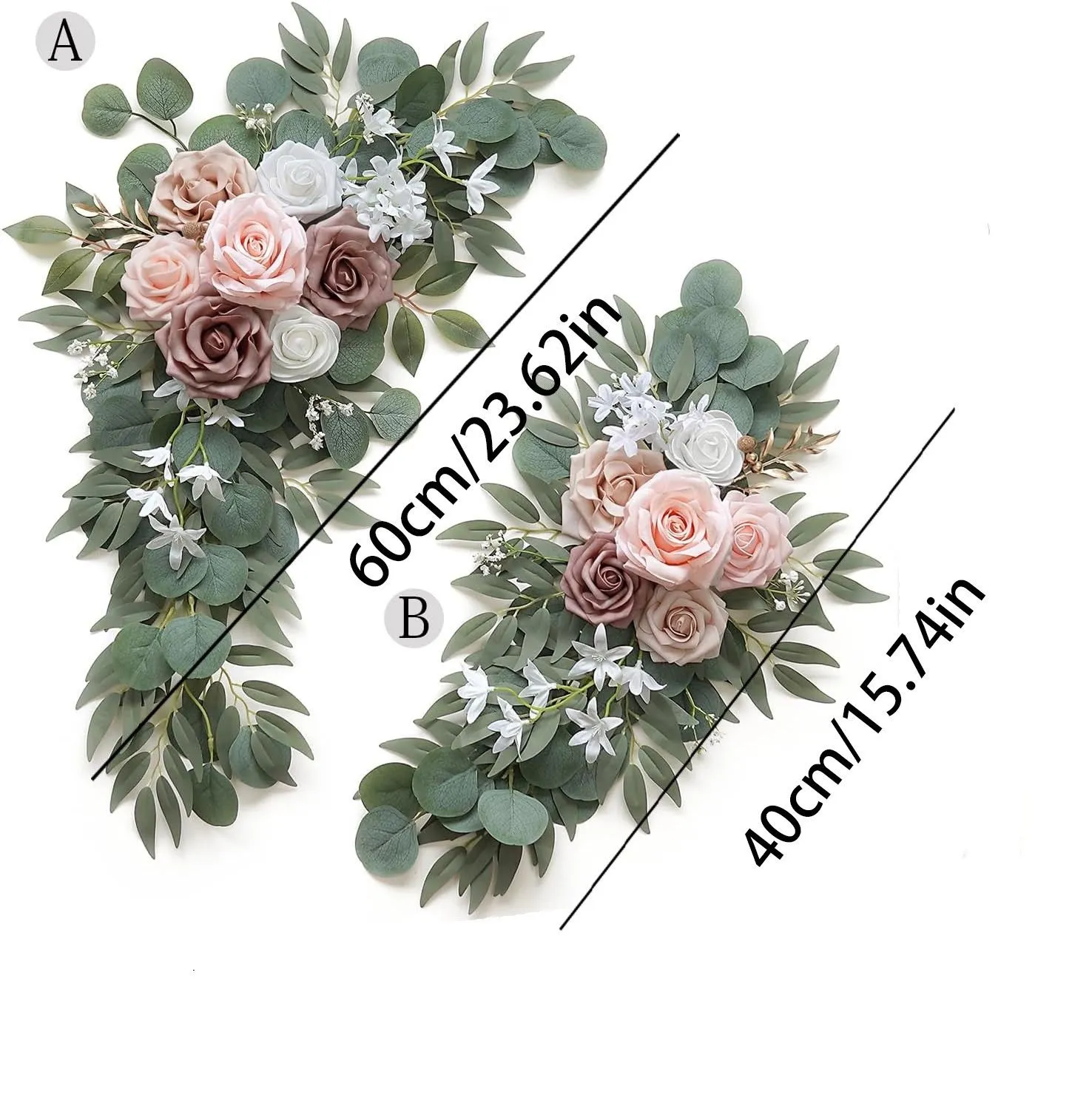 Signe senior fleur gris rose